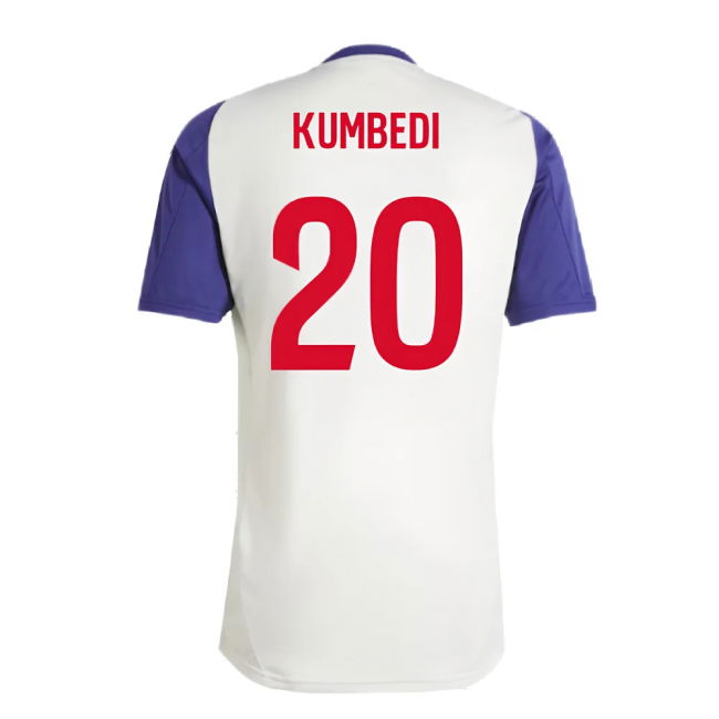 2024-2025 Olympique Lyon Training Jersey (White Tint) (Kumbedi 20)