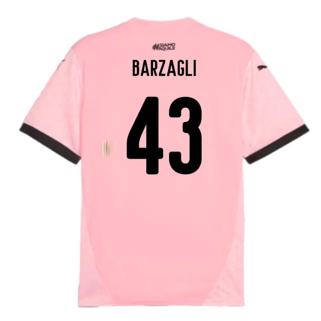 2024-2025 Palermo Home Shirt (Barzagli 43)