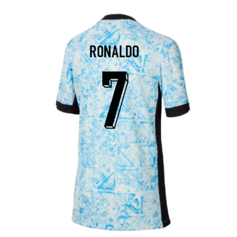 2024-2025 Portugal Away Shirt (Kids) (Ronaldo 7)