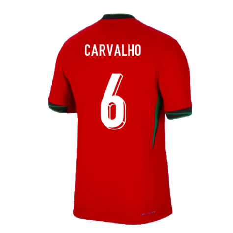 2024-2025 Portugal Dri-Fit ADV Match Home Shirt (Carvalho 6)