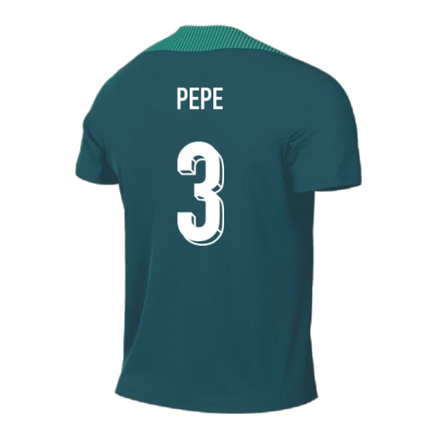 2024-2025 Portugal Dri-FIT Pre-Match Shirt (Green) (Pepe 3)