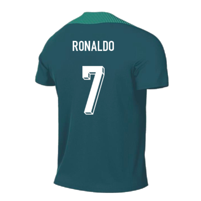 2024-2025 Portugal Dri-FIT Pre-Match Shirt (Green) (Ronaldo 7)
