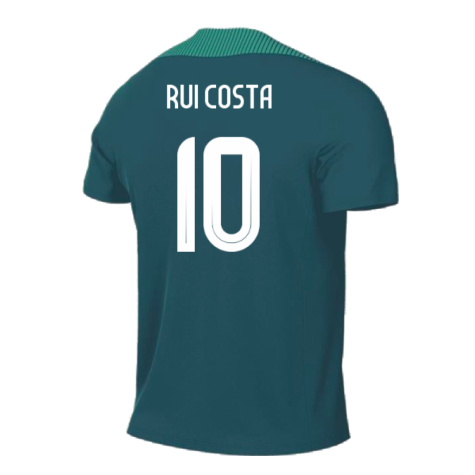 2024-2025 Portugal Dri-FIT Strike Training Shirt (Green) - Kids (Rui Costa 10)