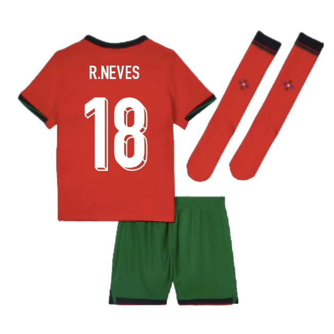 2024-2025 Portugal Home Mini Kit (R.Neves 18)