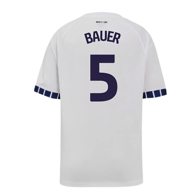 2024-2025 Preston North End Home Shirt (Kids) (Bauer 5)