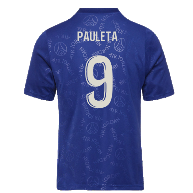 2024-2025 PSG Academy Pro Fourth Pre-Match Top (Blue) (Pauleta 9)