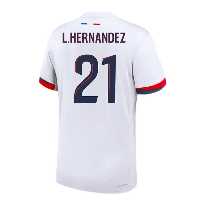 2024-2025 PSG Away Authentic Dri-ADV Shirt (L.Hernandez 21)