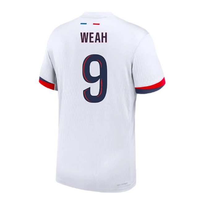2024-2025 PSG Away Authentic Dri-ADV Shirt (Weah 9)