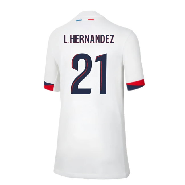 2024-2025 PSG Away Shirt (Kids) (L.Hernandez 21)