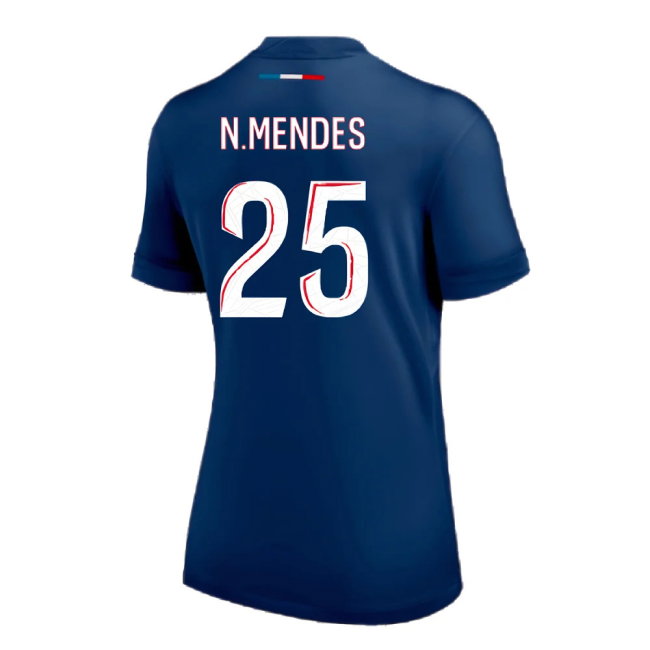 2024-2025 PSG Home Shirt (Womens) (N.Mendes 25)