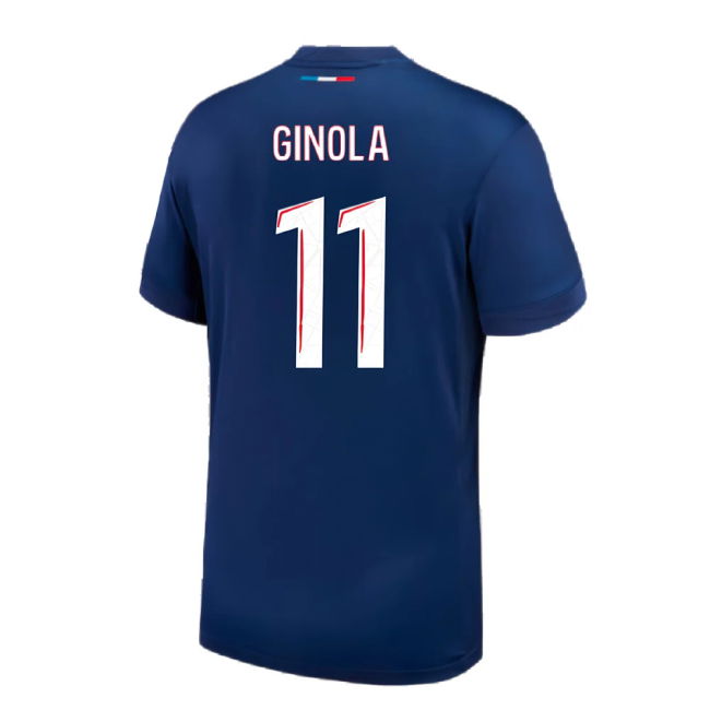 2024-2025 PSG Paris Saint Germain Home Shirt (Ginola 11)