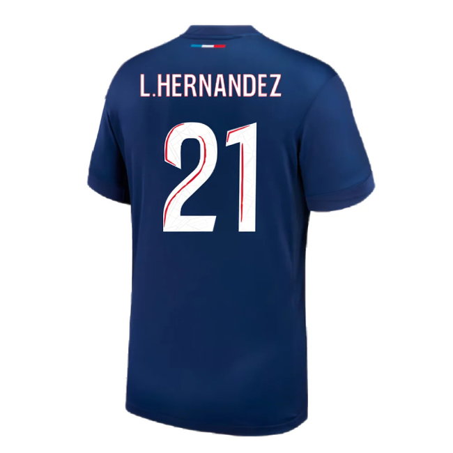 2024-2025 PSG Paris Saint Germain Home Shirt (Kids) (L.Hernandez 21)