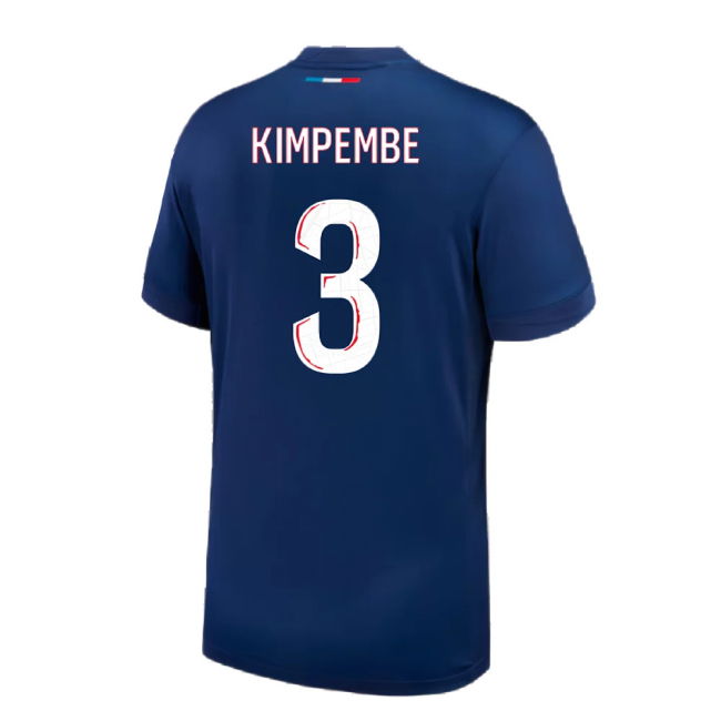 2024-2025 PSG Paris Saint Germain Home Shirt (Kimpembe 3)