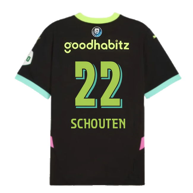 2024-2025 PSV Eindhoven Away Shirt (Schouten 22)