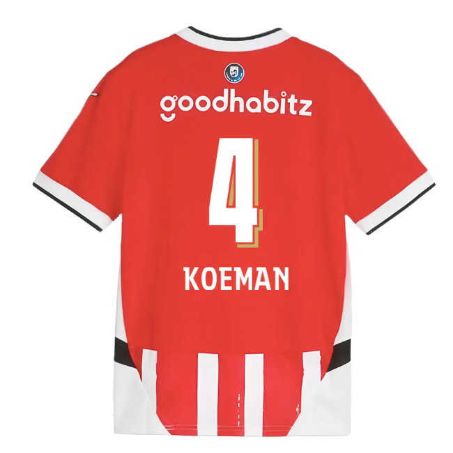 2024-2025 PSV Eindhoven Home Shirt (Kids) (Koeman 4)