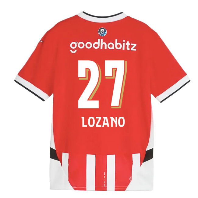 2024-2025 PSV Eindhoven Home Shirt (Kids) (Lozano 27)