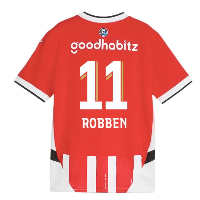 2024-2025 PSV Eindhoven Home Shirt (Kids) (Robben 11)