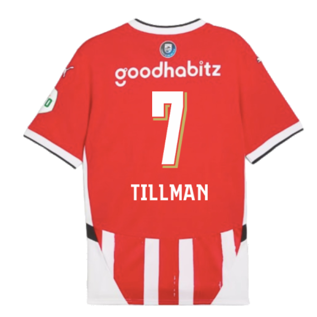 2024-2025 PSV Eindhoven Home Shirt (Tillman 7)