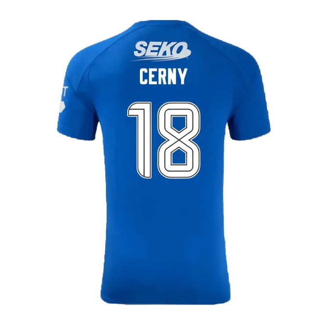 2024-2025 Rangers Authentic Pro Home Shirt (Cerny 18)