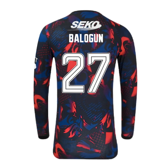 2024-2025 Rangers Long Sleeve Third Shirt (Balogun 27)