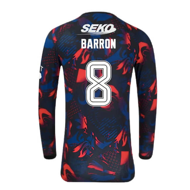 2024-2025 Rangers Long Sleeve Third Shirt (Barron 8)