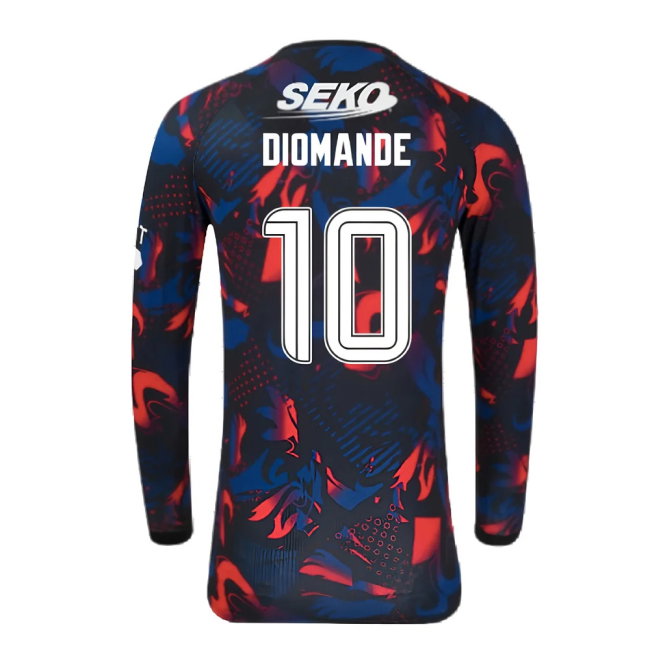 2024-2025 Rangers Long Sleeve Third Shirt (Diomande 10)