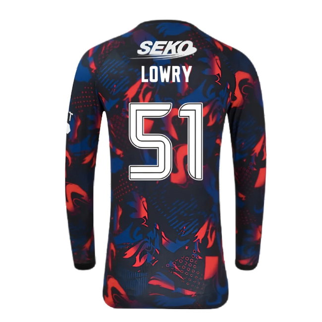 2024-2025 Rangers Long Sleeve Third Shirt (Lowry 51)