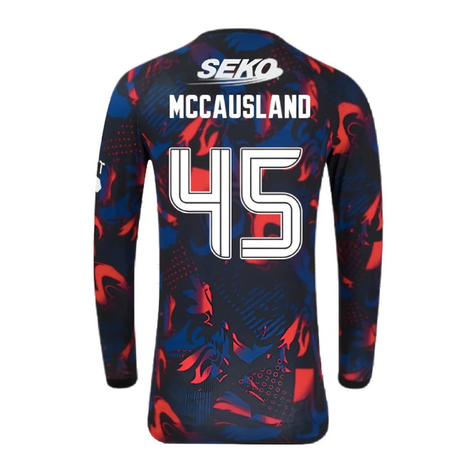 2024-2025 Rangers Long Sleeve Third Shirt (McCausland 45)