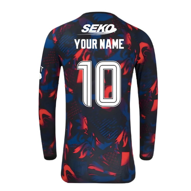 2024-2025 Rangers Long Sleeve Third Shirt (Your Name)