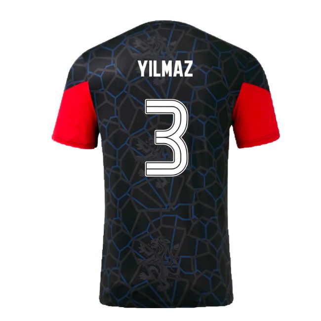 2024-2025 Rangers Third Matchday Tee (Black) (Yilmaz 3)