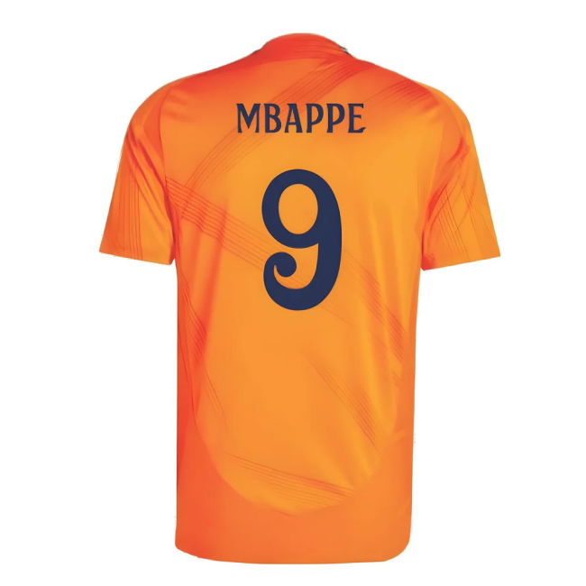 2024-2025 Real Madrid Authentic Away Shirt (Mbappe 9)