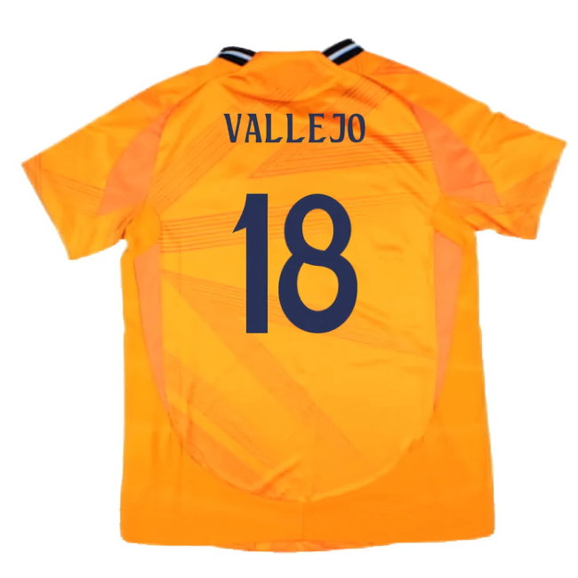 2024-2025 Real Madrid Authentic Away Shirt (Womens) (Vallejo 18)