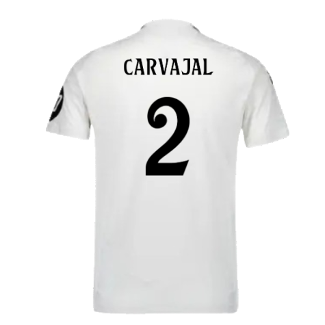 2024-2025 Real Madrid Authentic Home Shirt (Carvajal 2)