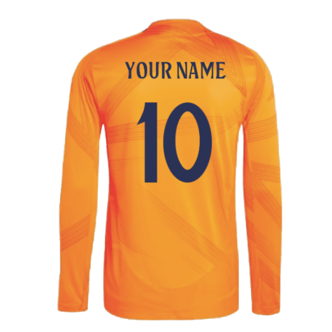 2024-2025 Real Madrid Authentic Long Sleeve Away Shirt (Your Name)