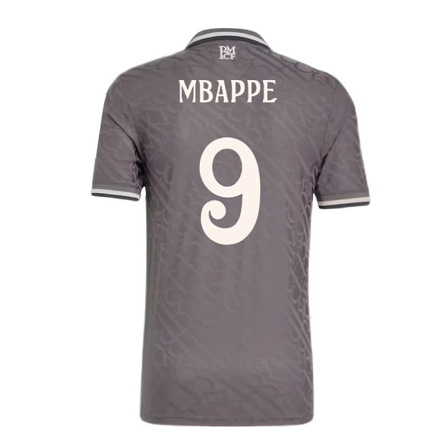 2024-2025 Real Madrid Authentic Third Shirt (Mbappe 9)
