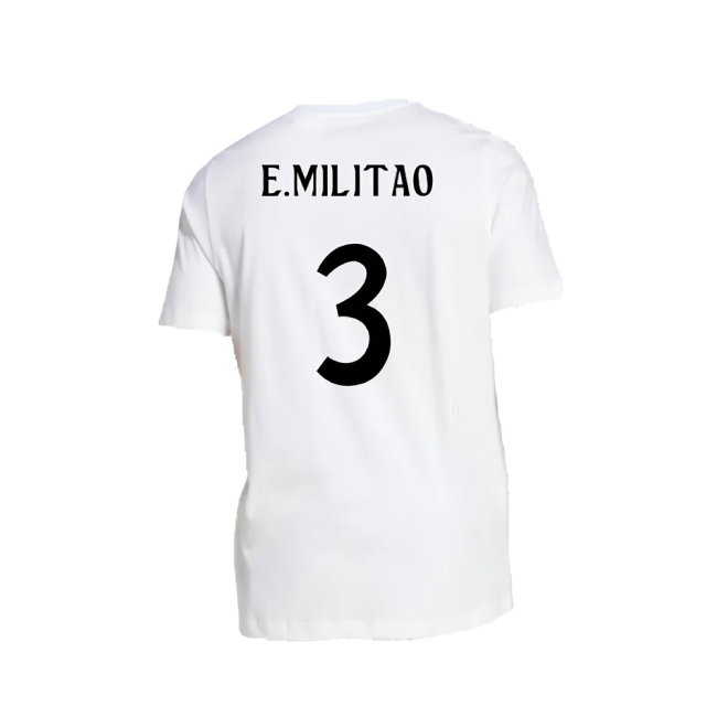 2024-2025 Real Madrid DNA Graphic Tee (White) (E.Militao 3)