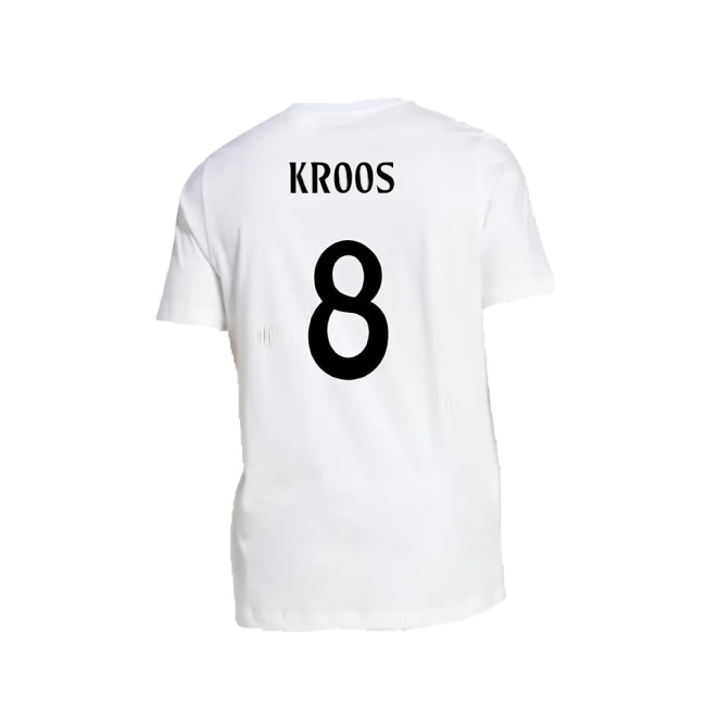 2024-2025 Real Madrid DNA Graphic Tee (White) (Kroos 8)