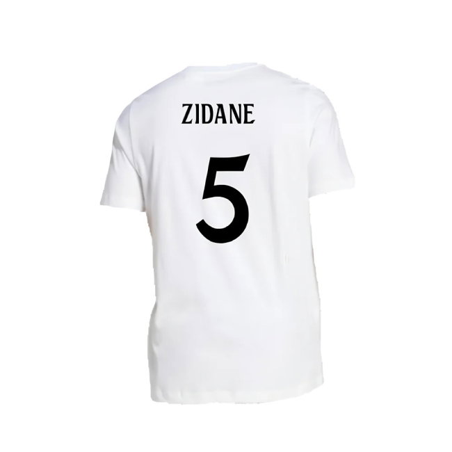 2024-2025 Real Madrid DNA Graphic Tee (White) (Zidane 5)