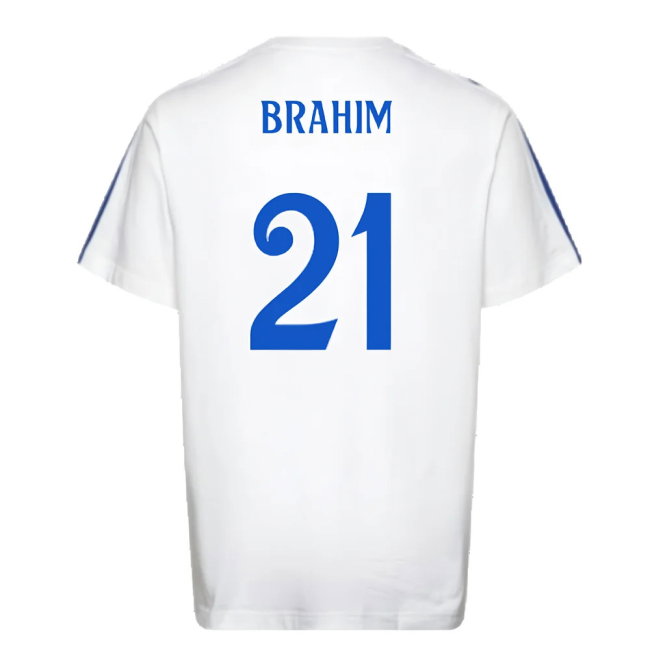 2024-2025 Real Madrid DNA Tee (White) (Brahim 21)