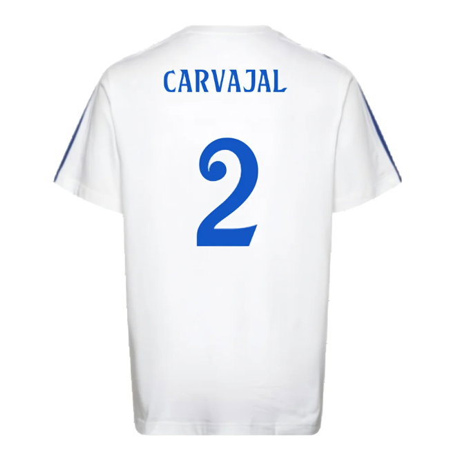 2024-2025 Real Madrid DNA Tee (White) (Carvajal 2)