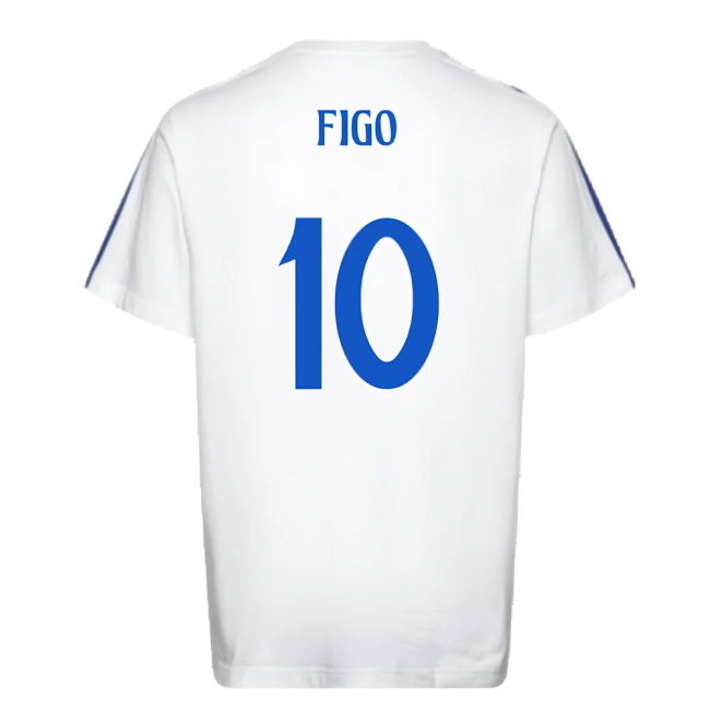 2024-2025 Real Madrid DNA Tee (White) (Figo 10)