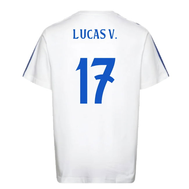 2024-2025 Real Madrid DNA Tee (White) (Lucas V. 17)