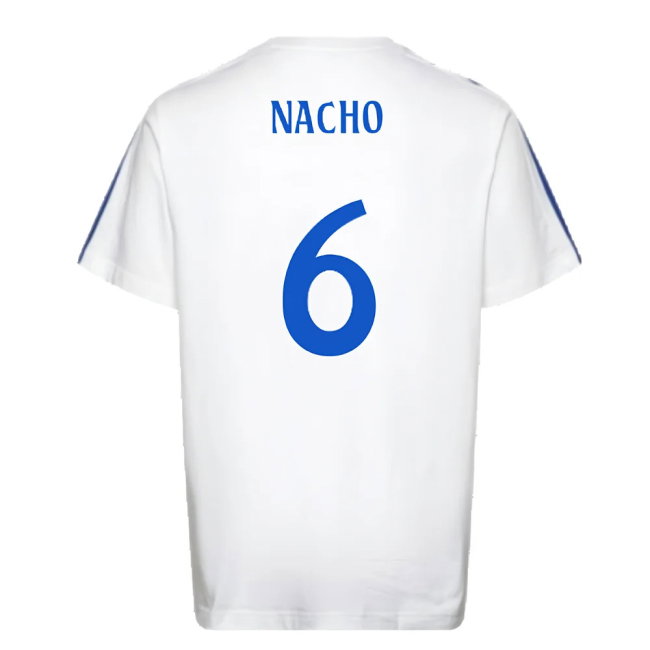 2024-2025 Real Madrid DNA Tee (White) (Nacho 6)