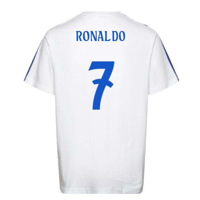 2024-2025 Real Madrid DNA Tee (White) (Ronaldo 7)