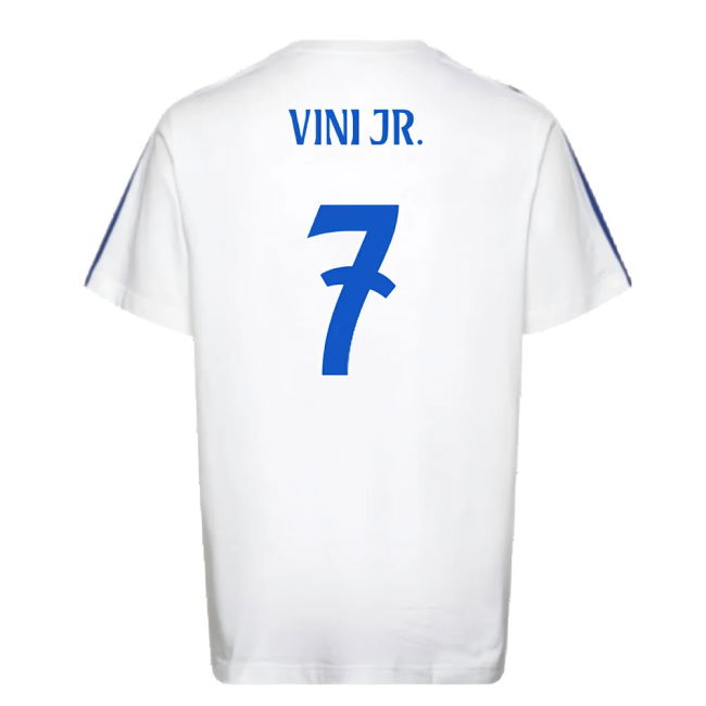2024-2025 Real Madrid DNA Tee (White) (Vini Jr. 7)