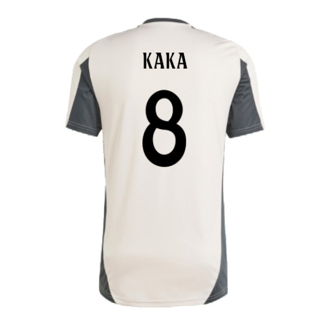 2024-2025 Real Madrid EU Training Jersey (Putty Mauve) (Kaka 8)