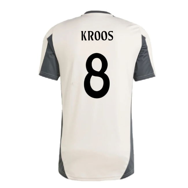 2024-2025 Real Madrid EU Training Jersey (Putty Mauve) (Kroos 8)