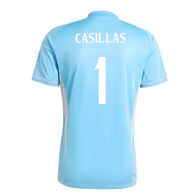 2024-2025 Real Madrid Home Goalkeeper Shirt (Blue) (Casillas 1)