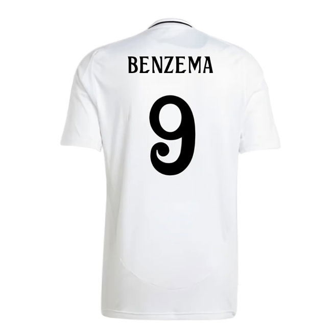 2024-2025 Real Madrid Home Shirt (Benzema 9)