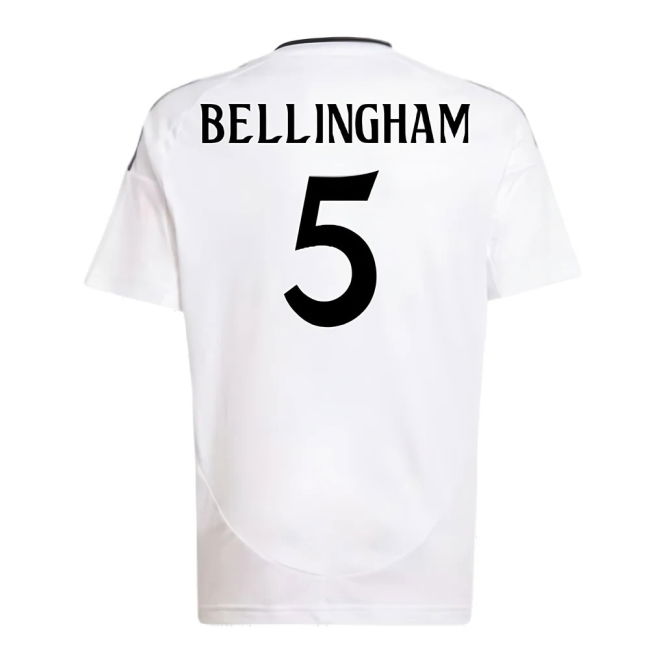 2024-2025 Real Madrid Home Shirt (Kids) (Bellingham 5)
